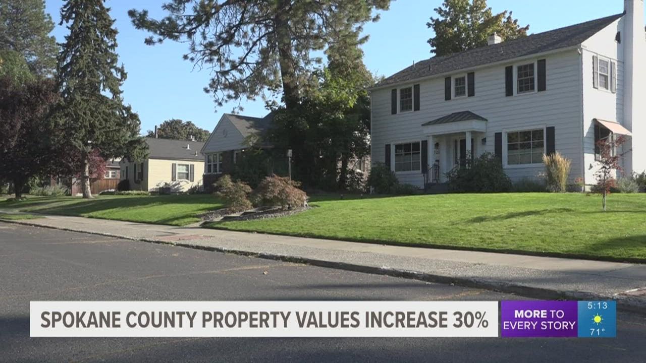 Spokane County property values increase 30%