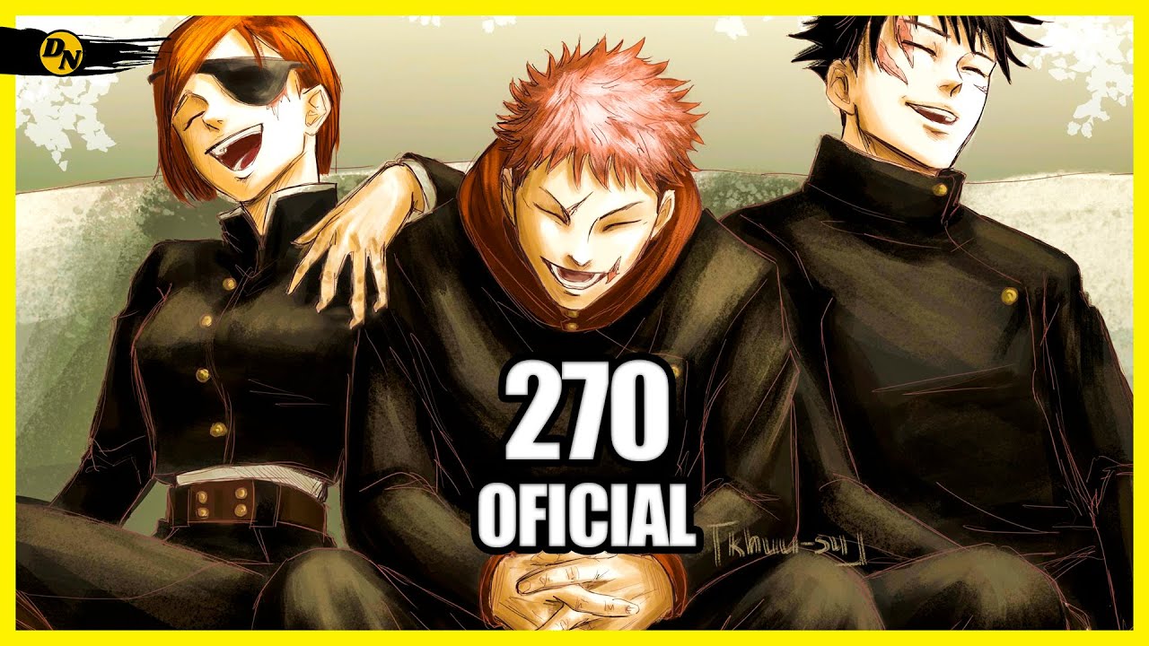 JUJUTSU KAISEN 270 OFICIAL - Jujutsu Kaisen Não VAI ACABAR!