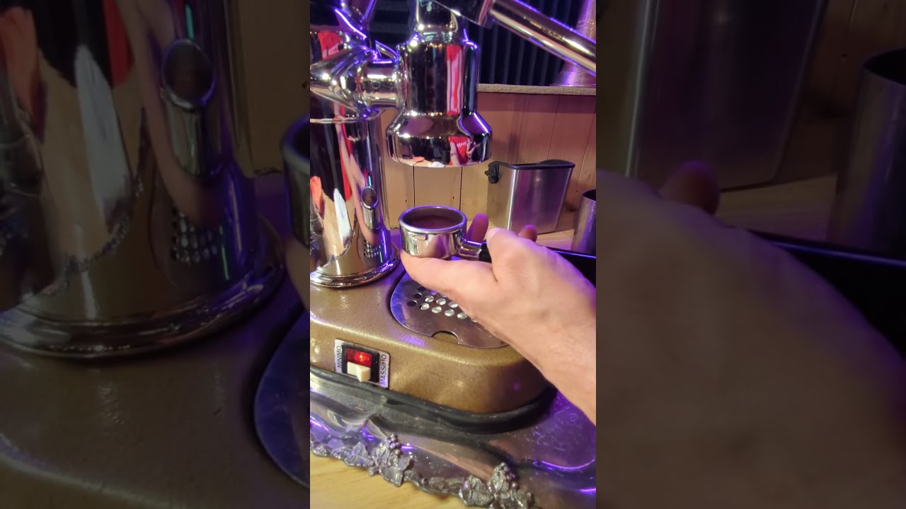 La Pavoni 1978 complete process perfect espresso ristretto doppio