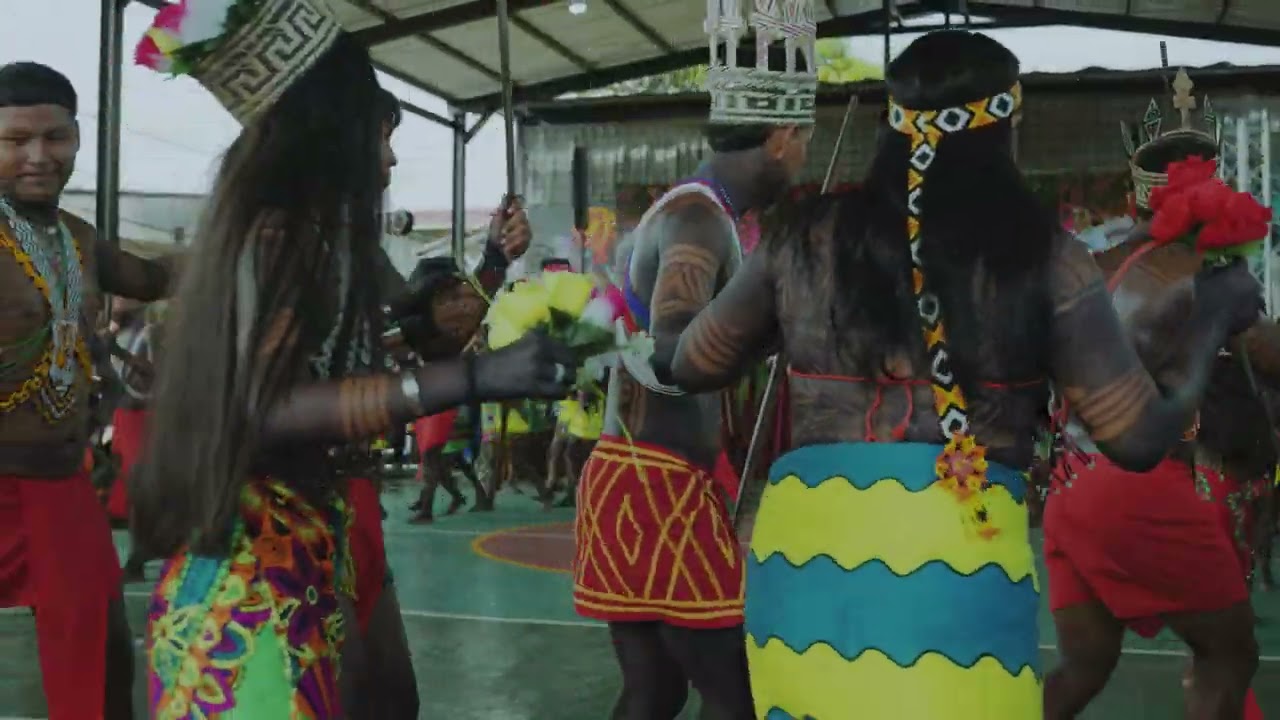 DANZA EMBERA en el Festival de Paruma