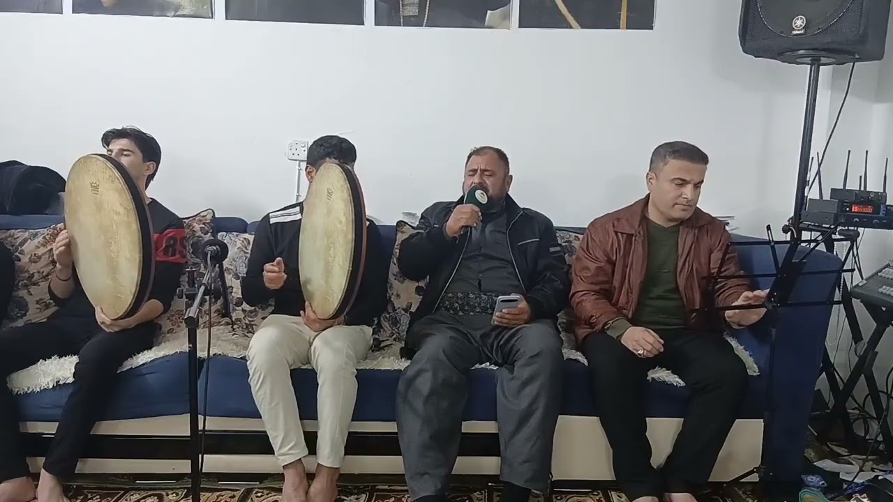 التکیە بنصلاوه. اربیل،، مداح بیستون رشید ــ،، مداح دلیر جمیل