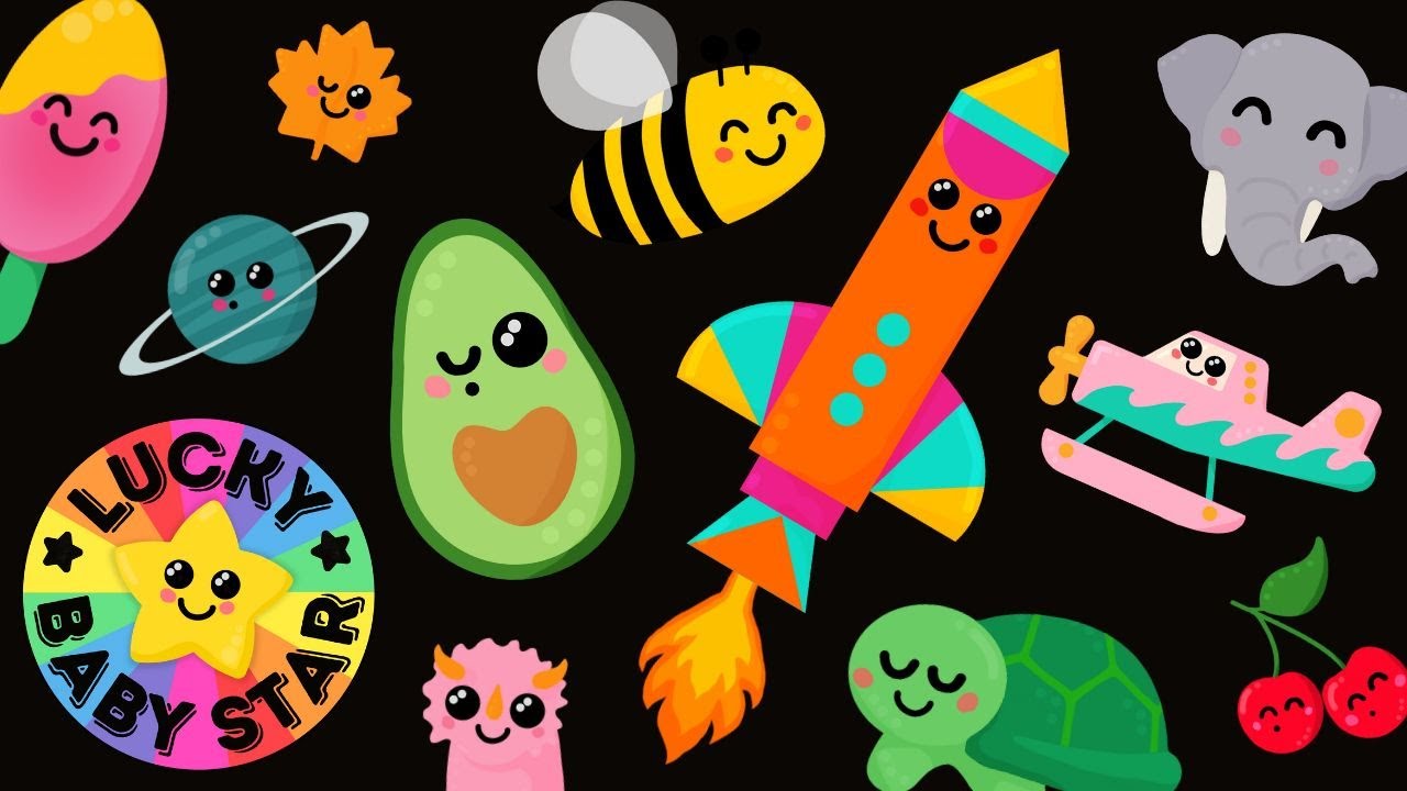 🎈 Just Dance! Sensory Fun: Dancing Fruits 🍎 & Rockets 🚀 for Babies & Toddlers 🎶