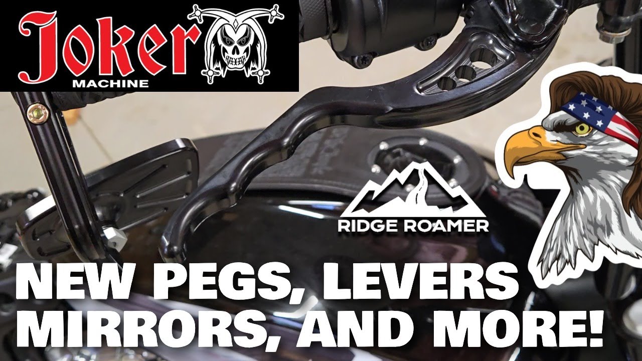 Рычаги, подножки, зеркала, крышка шкива и многое другое для Joker Machine Indian Scout Bobber! Пр...