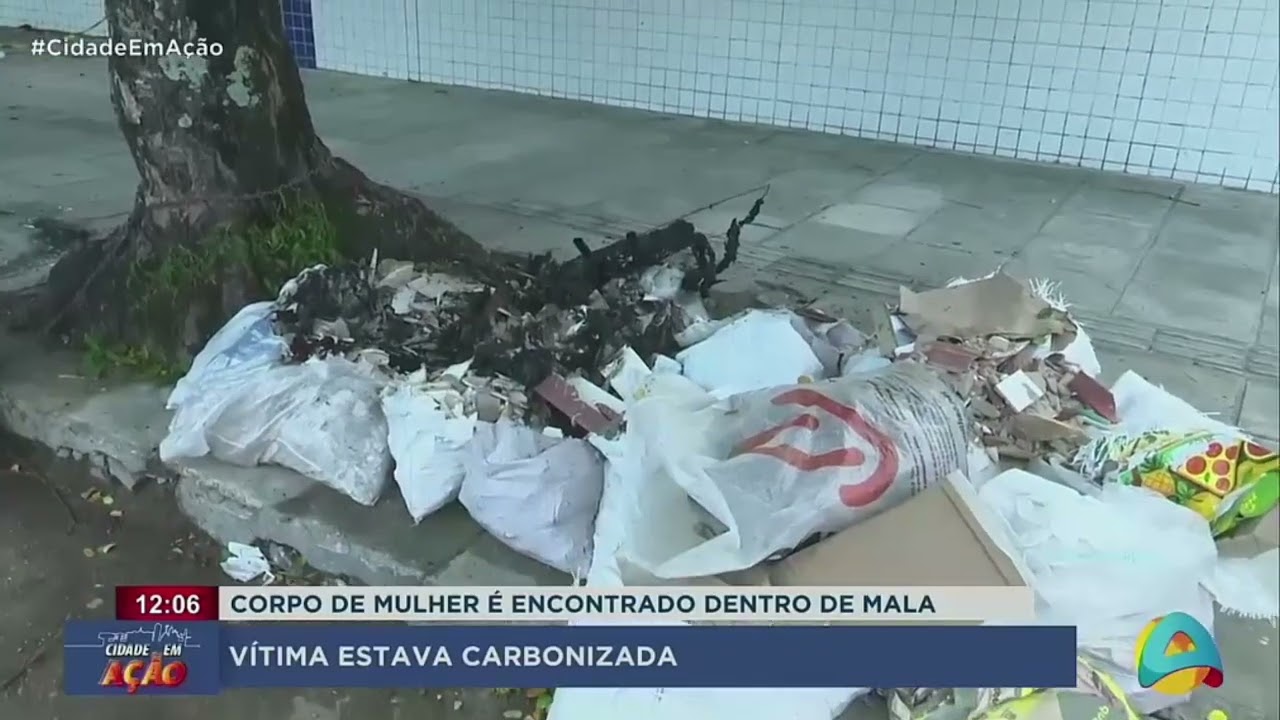 Cidade em Ação - Corpo de mulher carbonizado é encontrado dentro de mala em JP