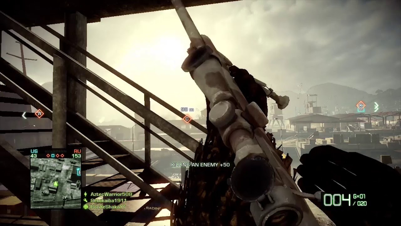 BFBC3 NEEDS TO BE A THING! [BFBC2 SNIPING MONTAGE]