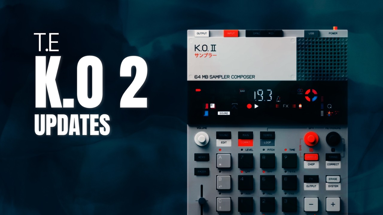 Teenage Engineering KO II 2.0 update Guide Tutorial