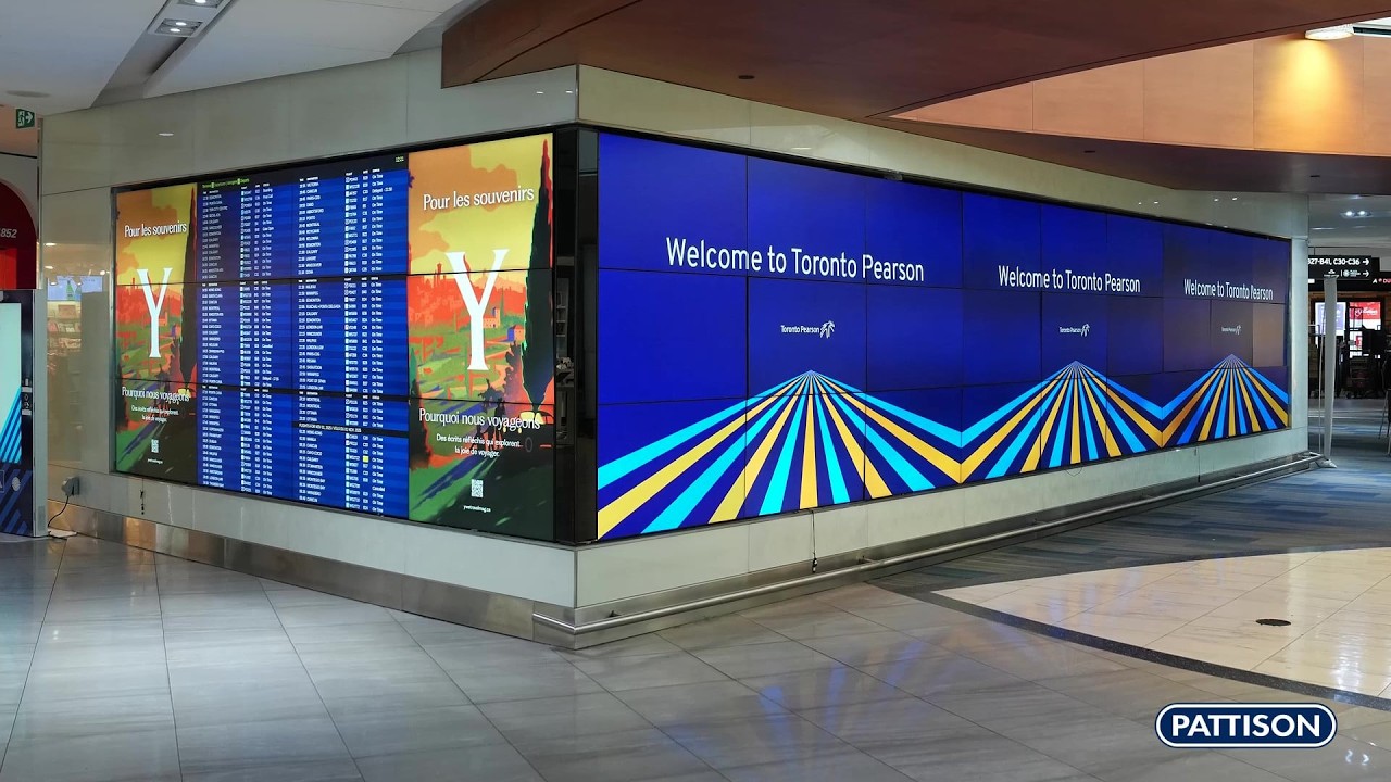 A New Dawn in Airport Advertising: Toronto Pearson & PATTISON Outdoor