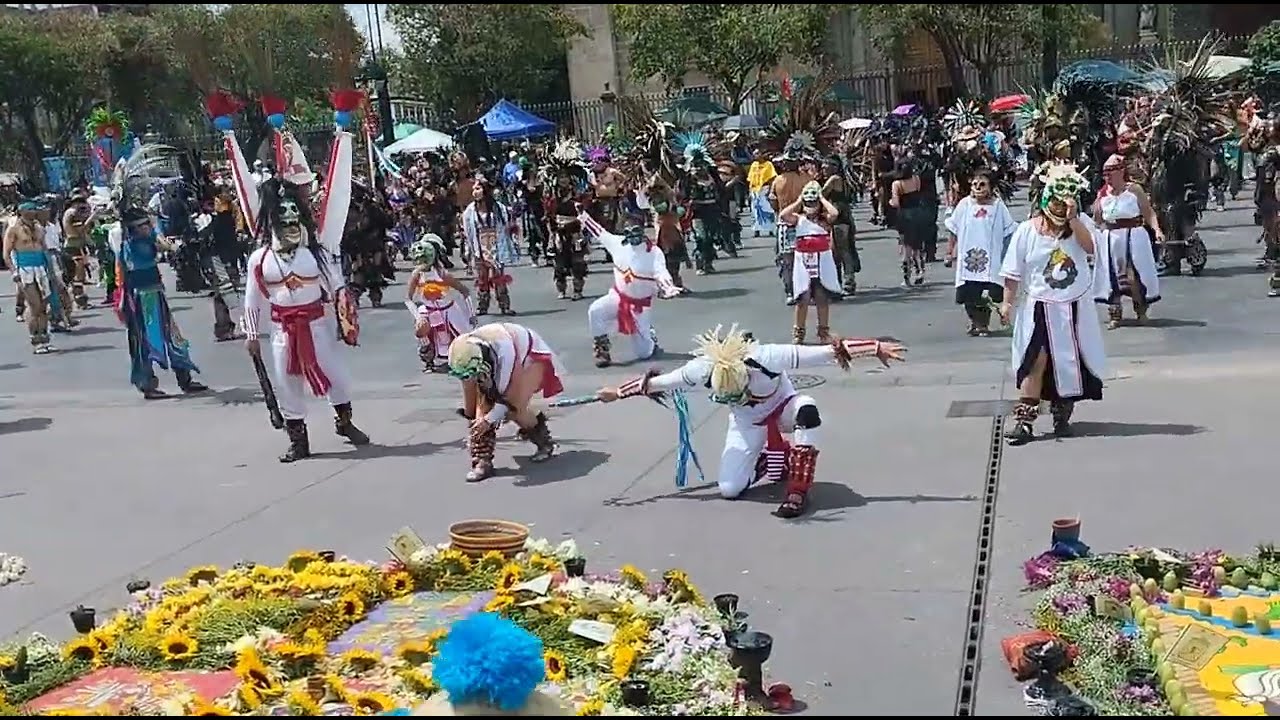 Danza Mictlantecutli , 700 años de la fundación de la gran meshico Tenochtitlan