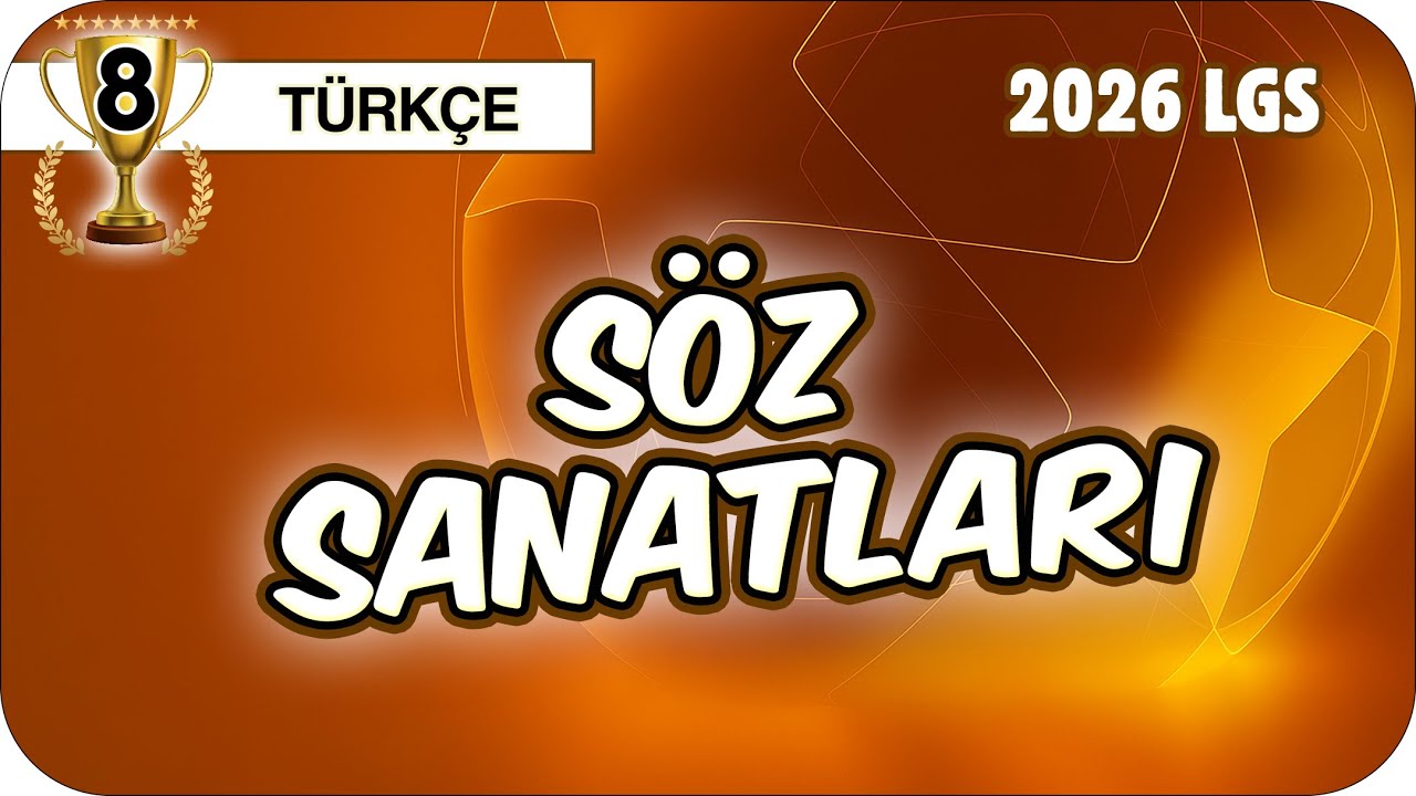 Söz Sanatları 📙 8TURK3 #2026LGS
