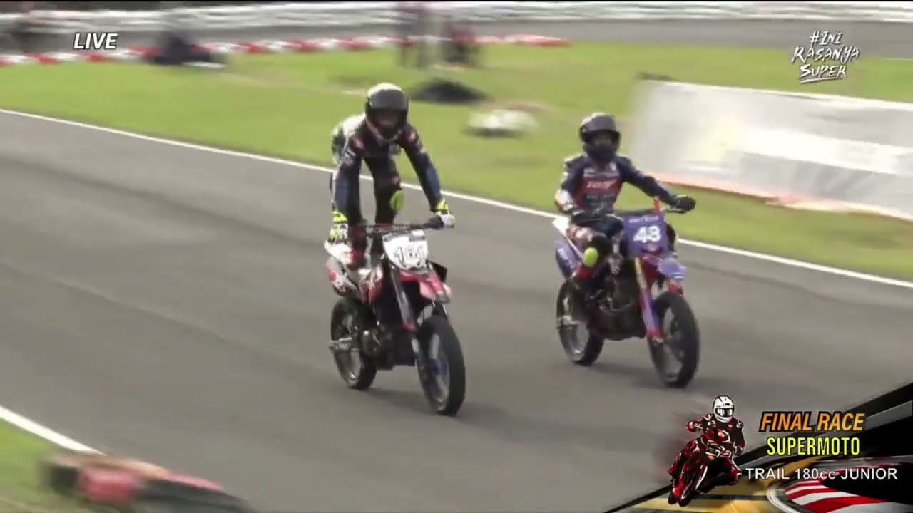 Full Race Supermoto Trail 180cc Junior Final Superchallenge Superprix 2025 Boyolali