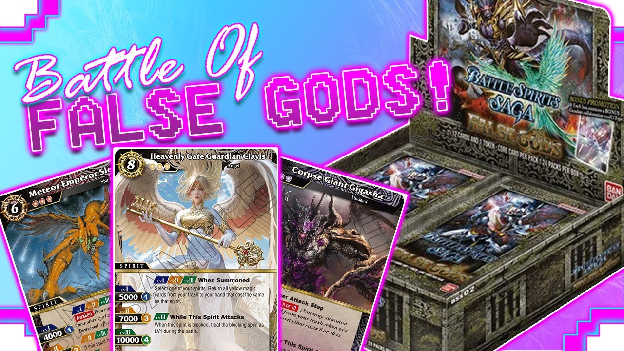 Мой первый взгляд на Battle Spirits Saga: False Gods | Открытие бустерной коробки