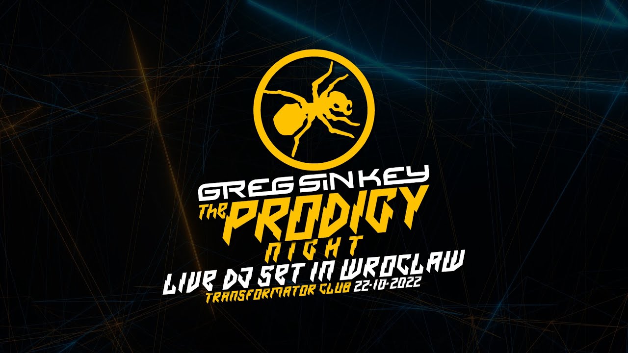 Greg Sin Key - Live DJ Set on THE PRODIGY NIGHT 22-10-2022 IN WROCLAW