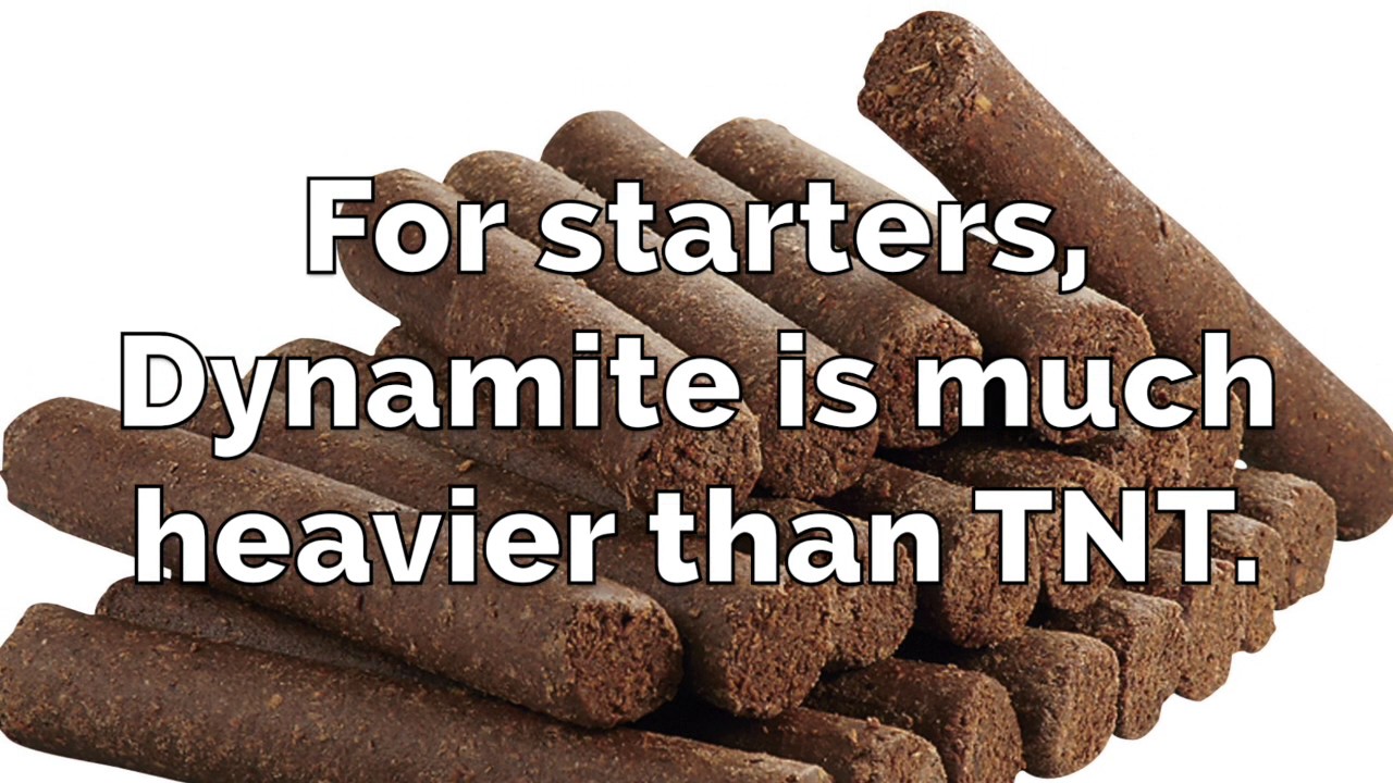 TNT Vs  Dynamite