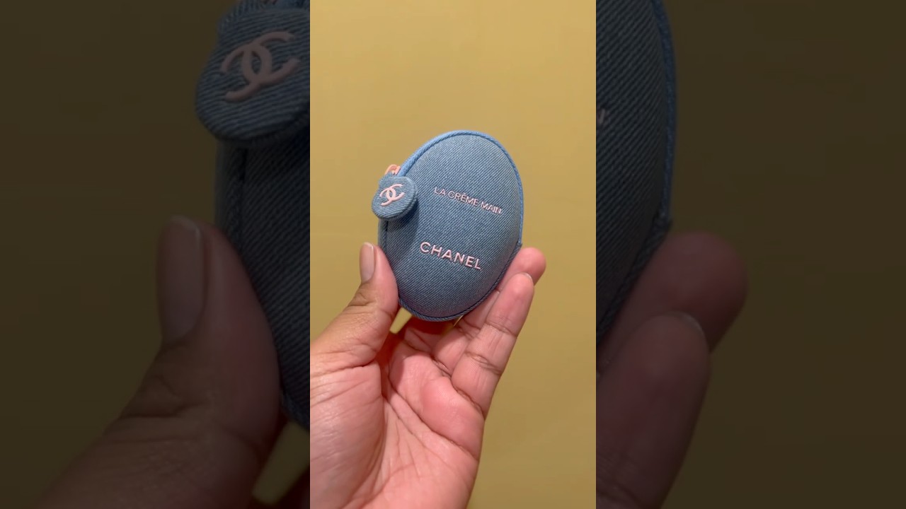 NEW CHANEL LA CREME MAIN DENIM 🩵 The Chicest Accessory #chanel #luxurymakeup #chanelbeauty #spring