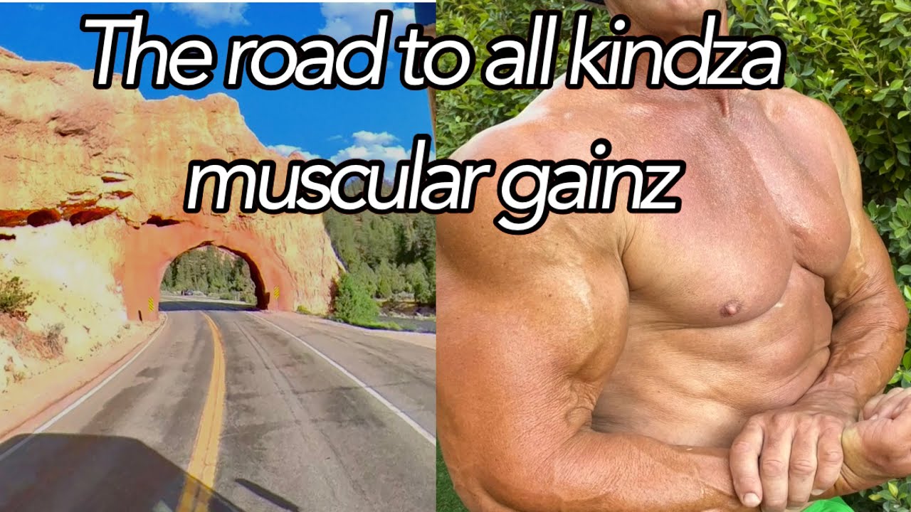 On the road to all kindza muscle gainz!!