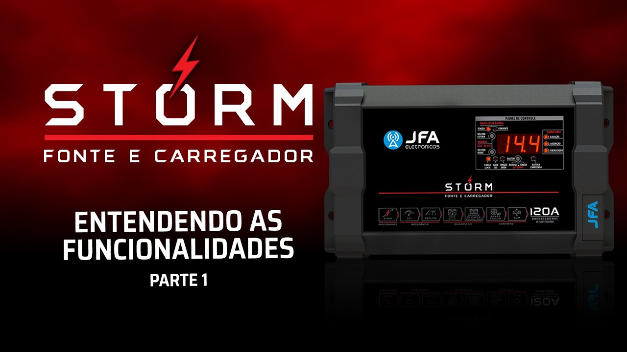 LANÇAMENTO - Testando as funções da Fonte Storm ⚡