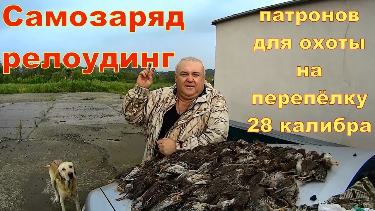 Самозаряд , релоудинг патронов для охоты на перепёлку 28 калибра