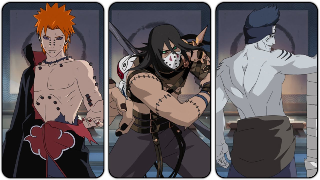 Naruto Online Mobile - Команда Акацуки (Какузу, Кисаме, Пейн)