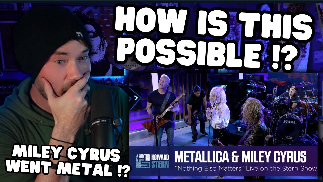 Metal Vocalist First Time Reaction to Miley Cyrus and Metallica “Nothing Else Matters” Live
