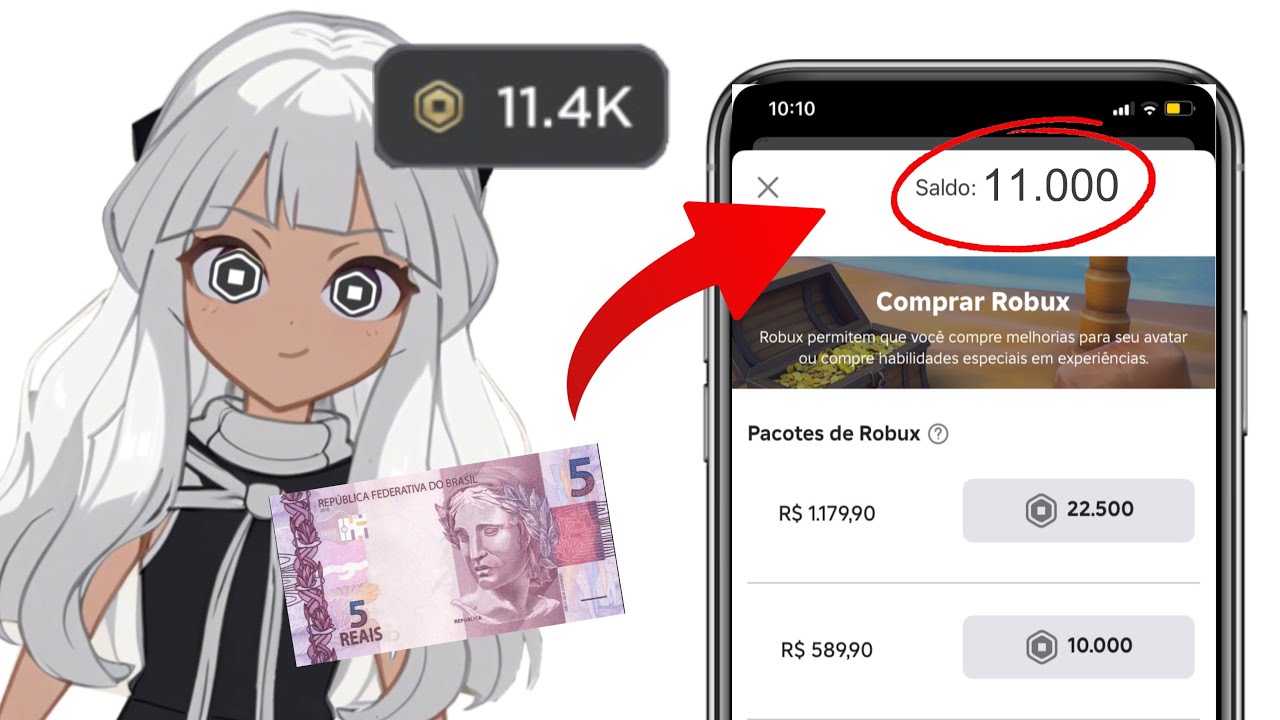 Como Comprar Robux Barato com Apenas 5 Reais fique rico no Roblox! (M&eacute;todo F&aacute;cil e Seguro)