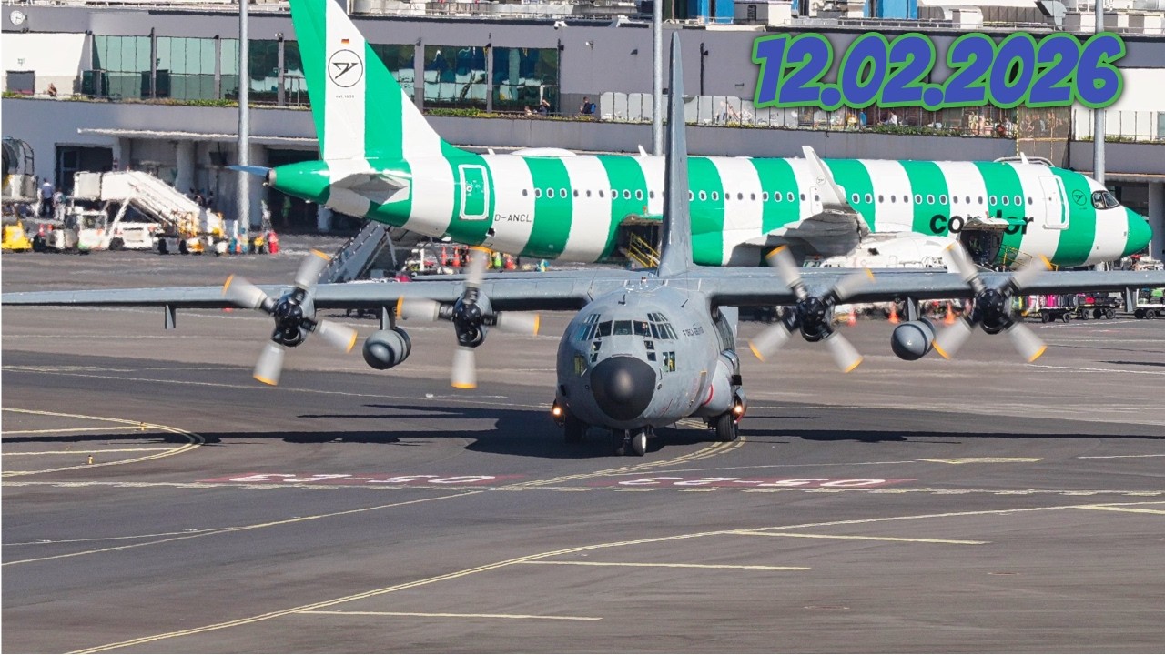 Madeira Airport Landings and Takeoffs 12.02.2026
