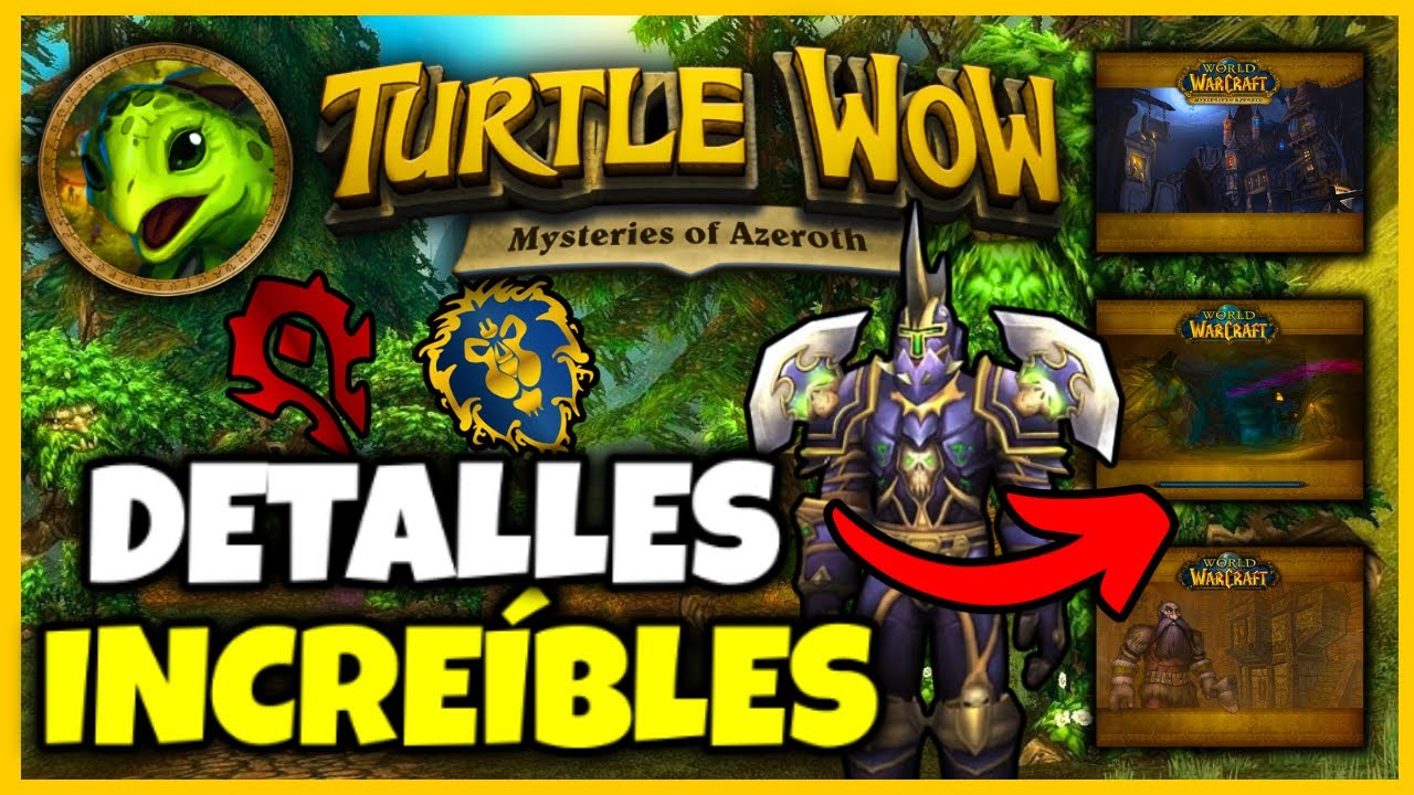 🏆 Turtle WoW: 10 Detalles Exclusivos del Mejor Servidor de WoW Classic