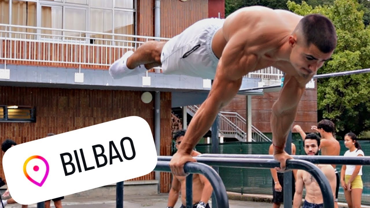 Increíble ENTRENAMIENTO con la gente de Bilbao🔥/#vlogcalistenia