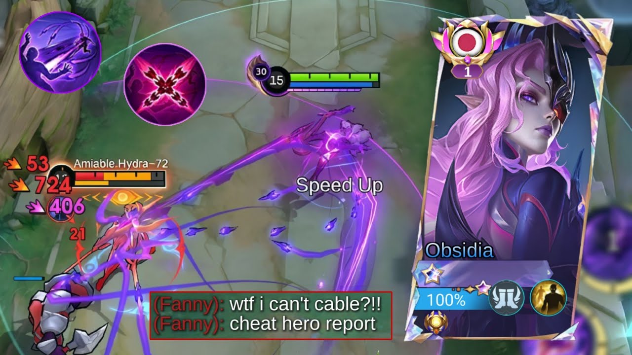 THIS NEW BROKEN HERO CAN COUNTER FANNY? ☠️ - NEW HERO OBSIDIA GAMEPLAY