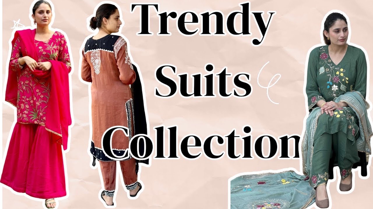 Designer boutique style suits  | Trending Collection 