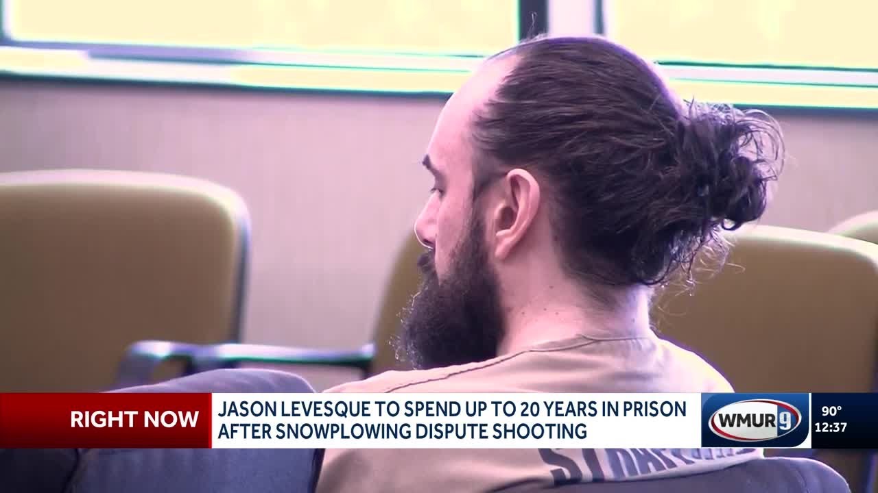Jason Levesque to spend up to 20 years in prison after snowplowing dispute shooting