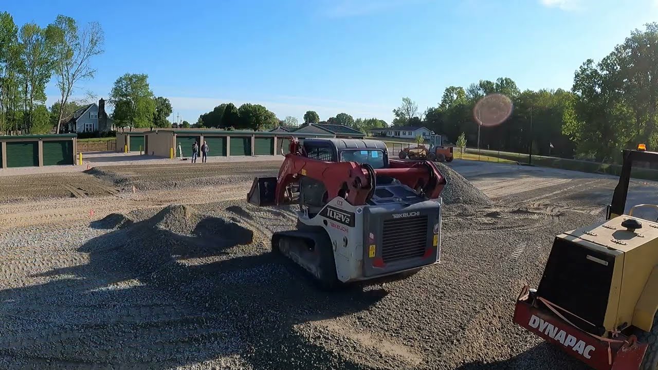 Now All 6 Storage Building Pads Are Done!