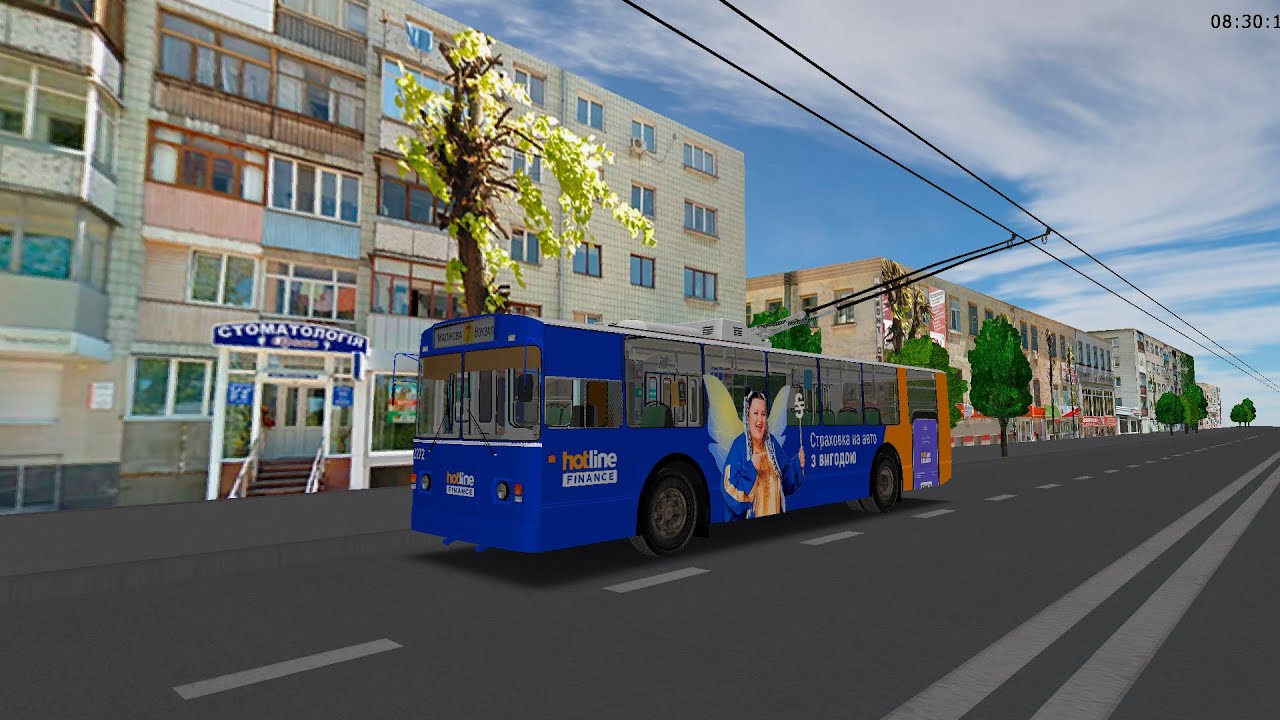 Житомир в Trancity. Поїздка на тролейбусі ЗиУ-682В-012 [В0А] №2272 | 02.11.2024