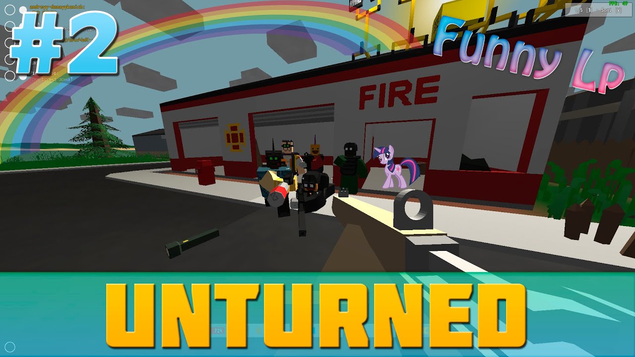 ГОРОД АДМИНА.Funny Let's Play UNTURNED #2