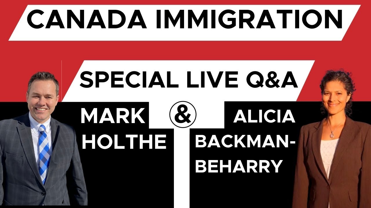 Canada Immigration - Special Live Q&A with Alicia Backman-Beharry