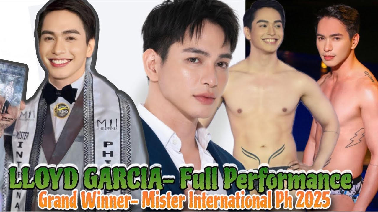 FULL PERFORMANCE 👑LLOYD GRACIA Grand Winner of Mister International Philippines 2025