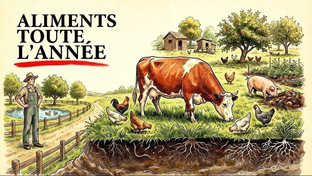 Nourrissez votre famille toute l’année : le système de ferme autosuffisante au pâturage