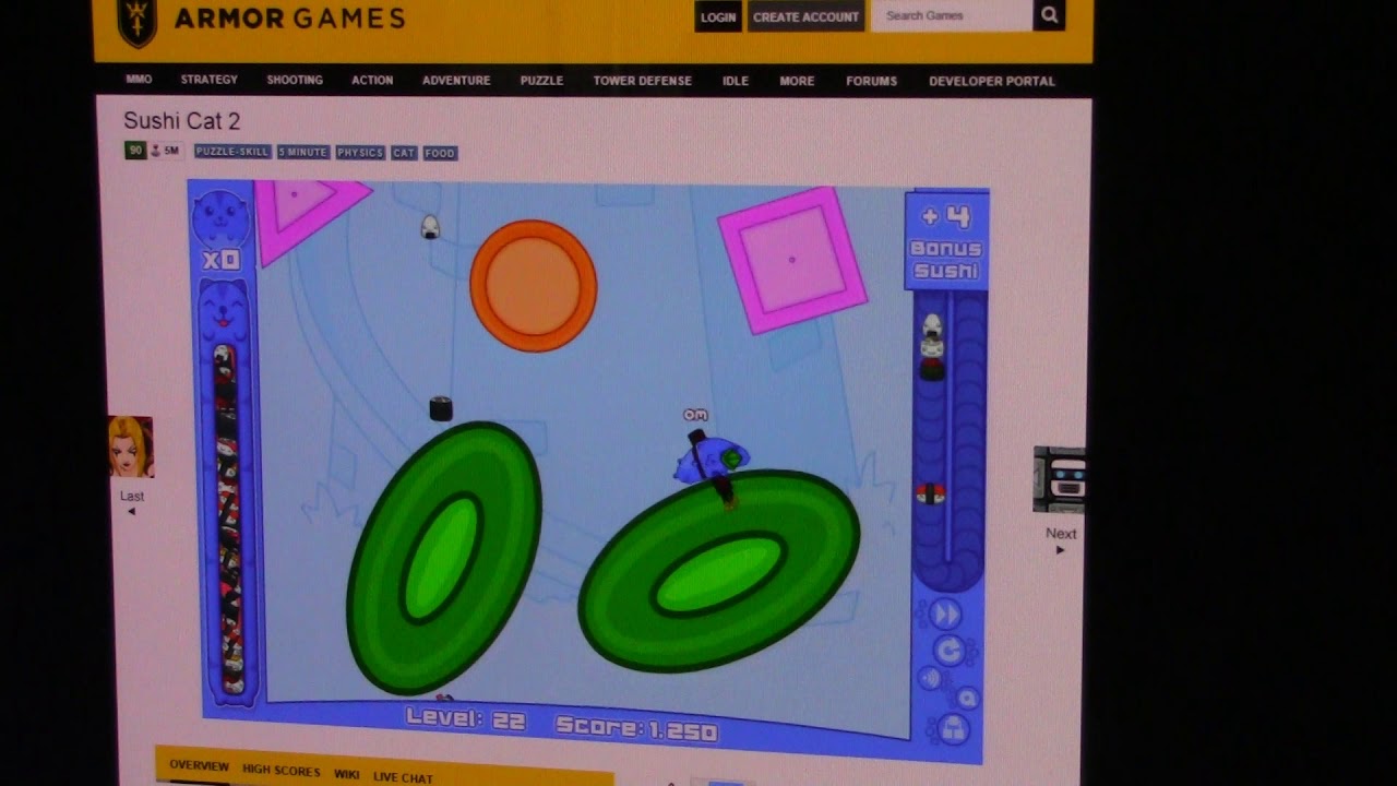 Green Blood Cells | Sushi Cat 2 Part 5 (Louie Man Gaming)