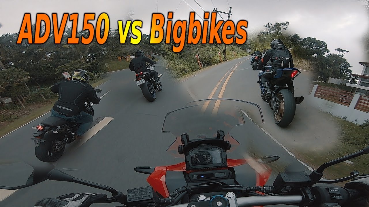 Riding Honda ADV150 in the twisties