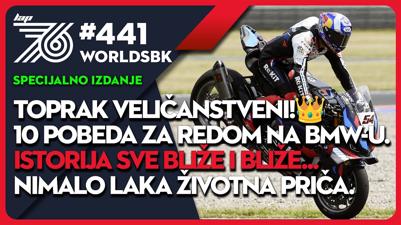 Lap76 #441 WorldSBK: Priča o posebnom vozaču koji brani boju Turske u Superbike šampionatu sveta.🇹🇷
