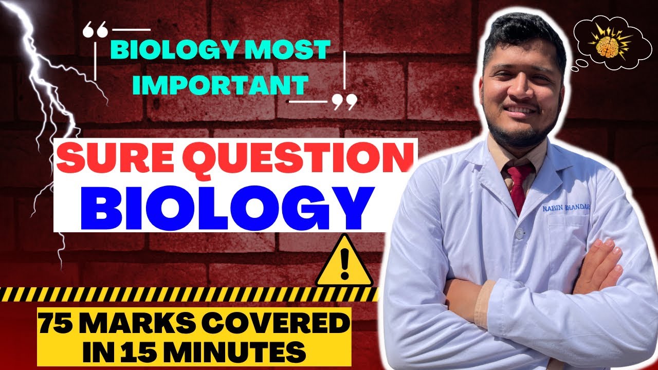 BIOLOGY SURE QUESTION | Get A+ Marks in 15 Minutes NOW🔥✅