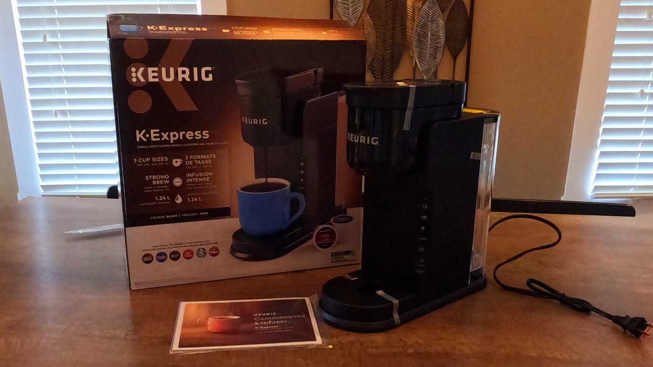 Распаковка и настройка Keurig K-Express/Первое приготовление кофе!