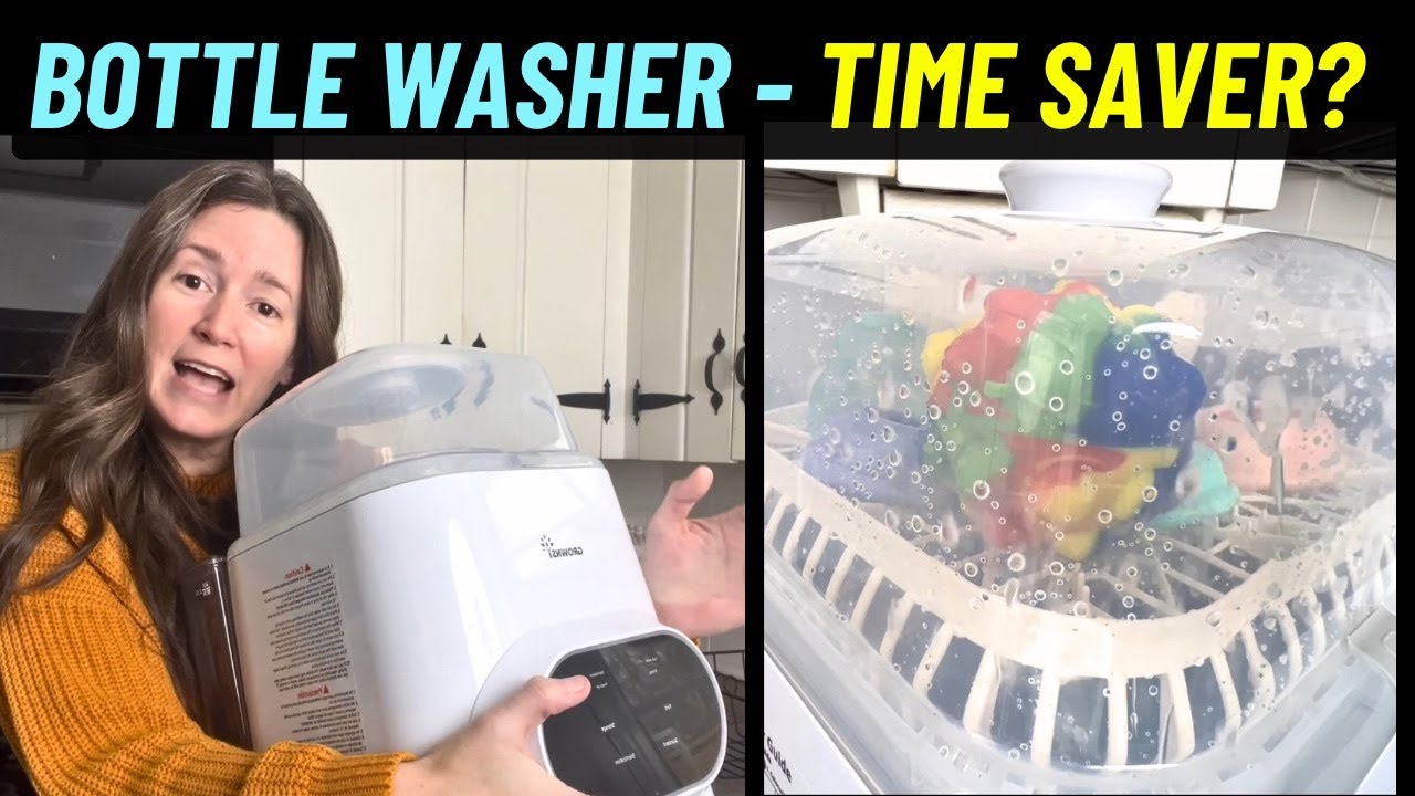 Grownsy Baby Bottle Washer & Sterilizer - EASY TUTORIAL on HOW to use the Bottle Washer!