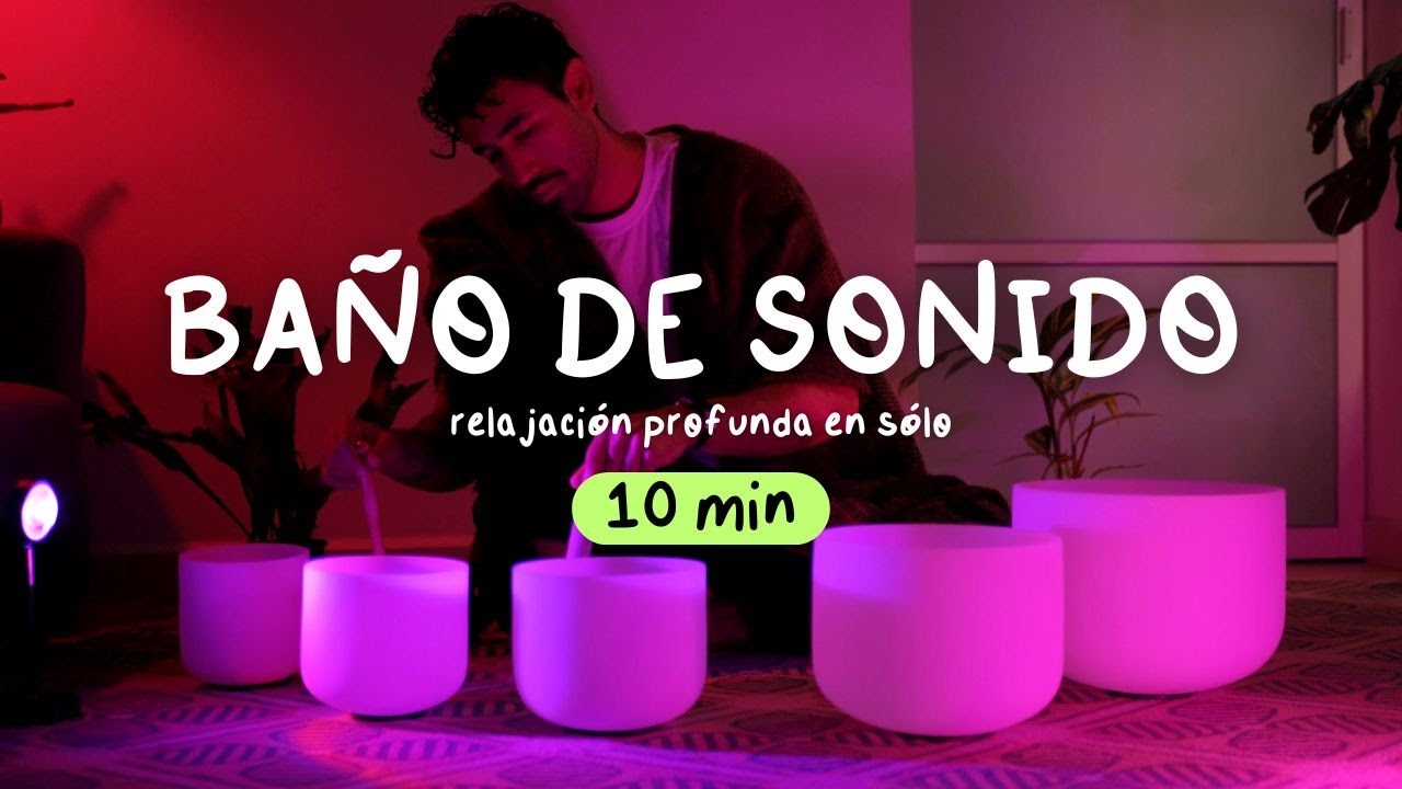 Sonidos que te llevan a OTRO MUNDO🌙 Cuencos de Cristal para Volver a la Calma