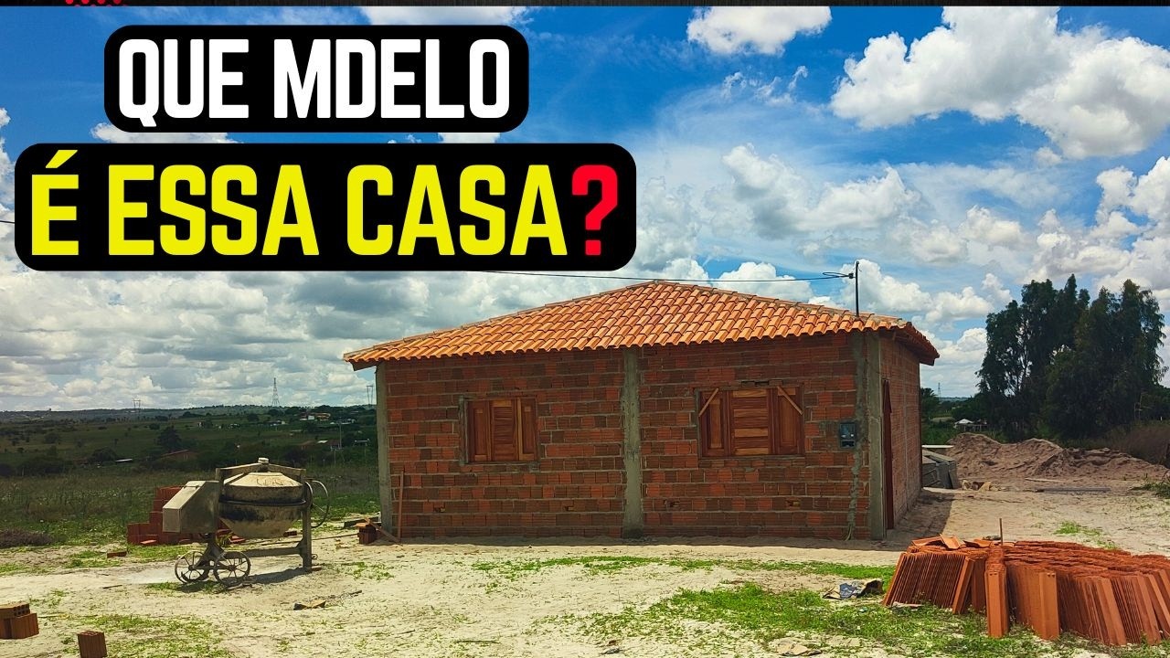 CASA 4 ÁGUA E FAZE DE ACABAMENTO NO NORDESTE #casa