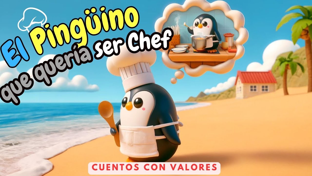 🍽️🐧 El Ping&uuml;ino que Aspiraba a ser Chef 🍲🐧 | Cuentos infantiles | Cuentos para dormir