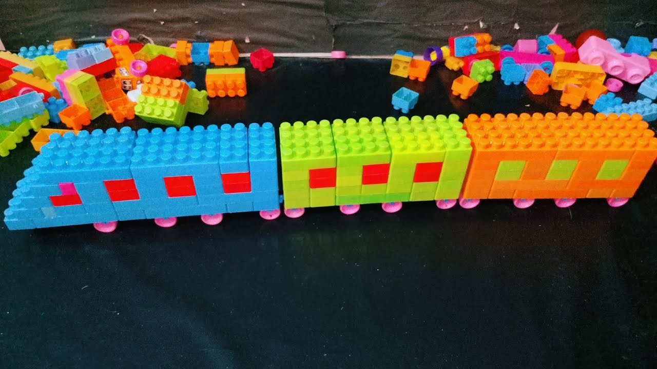 Satisfying DIY Lego Train: | ASMR Building Blocks/ sumontoys72 #buildingblocks / building 