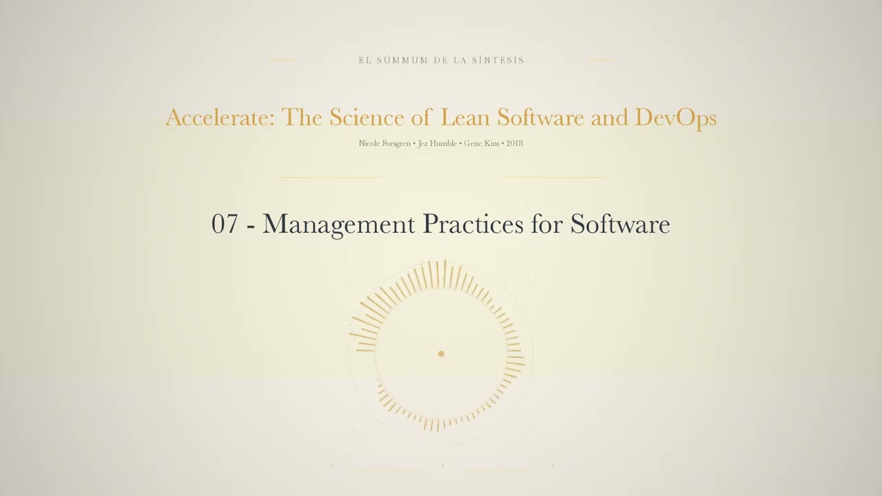 07 - Management Practices for Software