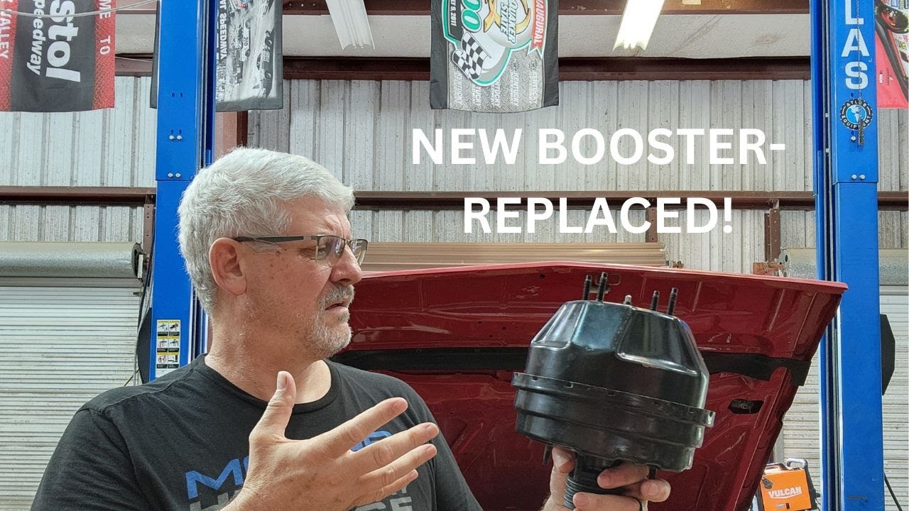 68 Charger Brake Upgrade Part 2 New Vacuum Booster Replaced