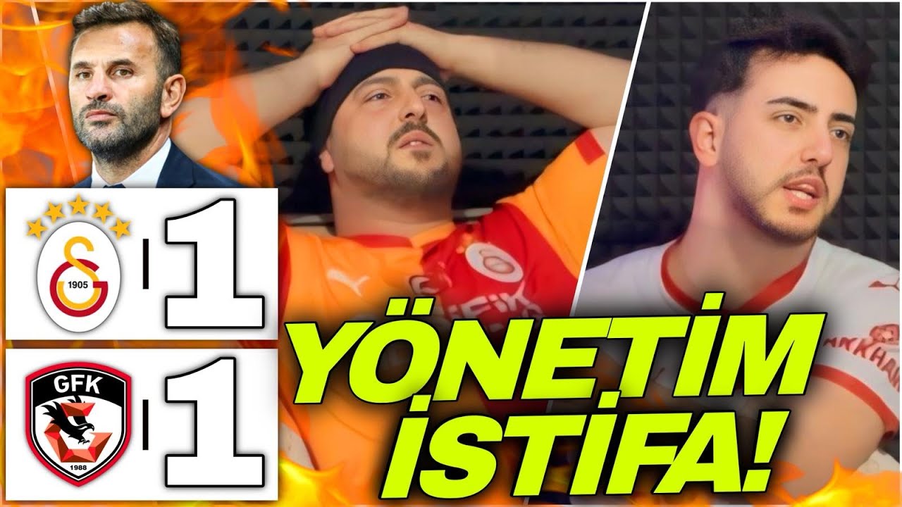 Yönetim İstifa!!🤬 Rezillik Üstüne Rezillik! | Galatasaray 1-1 Antep FK