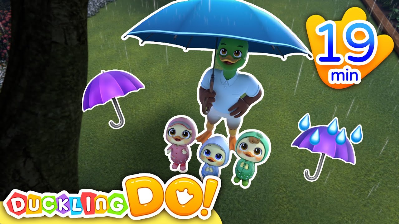 🌧️🌟Itsy Bitsy Spider + More🏠☔| Duckling Do | Nursery Rhymes & Kids Song | Video For Babies